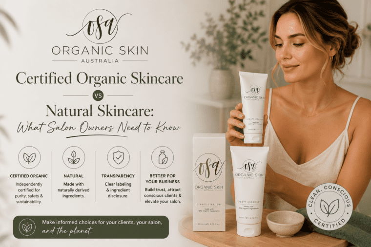 Organic vs Natural Skincare: The Salon Owner Guide